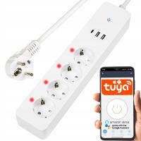 Удлинитель 4GN Smart USB-C WiFi TUYA 1,5 м