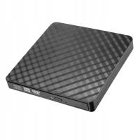 External DVD Drive, USB 3.0 USB C Portable Black