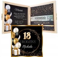 Коробка для денег, супер подарок на 18-й день рождения