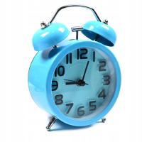 Классические часы с будильником 13 см разных цветов