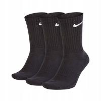 SKARPETY NIKE UNISEX R. 34-38 Czarne ZA KOSTKĘ 3 PARY