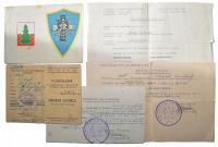 Набор из 3 DSK Монте-Кассино артиллерийское командование присваивает документы взвода