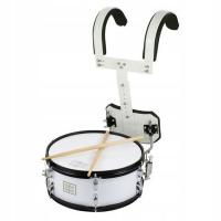 Werbel marszowy z nosidłem pałkami kluczami Biały Thomann SD1455W ZESTAW