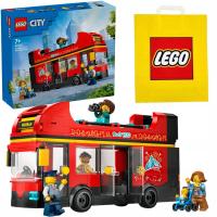 LEGO CITY красный двухэтажный автобус 60407 набор строительных блоков для мальчика от 7