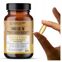 Омега 3 1000 мг EPA 500 мг DHA 250 мг триглицериды здоровое сердце мозг-мощный