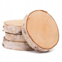 Деревянные ломтики березы 10-13 см сухой 3 см деревянный стенд база ЭКО