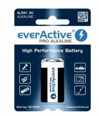 Bateria alkaiczna EverActive Pro 6LR61 9v 1 SZT