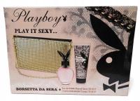 Playboy Play It Sexy... Woda toaletowa 50ml Balsam 75ml Kosmetyczka ZESTAW