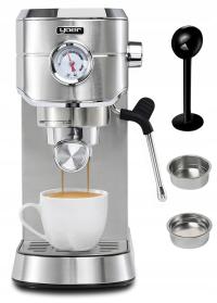 Кофеварка под давлением Yoer INOX 1.2 L 20BAR 1450W барометр