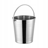 Wiaderko na lód Napoje piwne Utrzymuj lód w chłodzie Dłuższe wiadro do serwowania argent