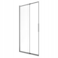 PARAWAN NAWANNOWY 2-SKRZYDŁOWY PRZESUWNY 100CM RUCHOMY SLIDE CHROM ESG