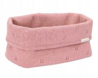 Koszyk wyplatany duży Pure Pink Blush