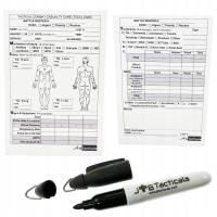 TCCC CARD половина эвакуационная карта солдатская карта