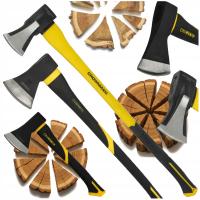 SIEKIERA ROZŁUPUJĄCA ZESTAW SIEKIER ZE STALI WĘGLOWEJ 3X MOCNA I SOLIDNA