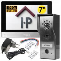 Видеодомофон видеодомофон Full HD калитка запись памяти LCD 7