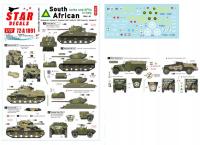 Star Decals 72-A1091 1/72 South African Sherman IIA, Firefly VC, Sherman