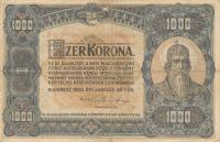 [MB8600] Węgry 1000 koron 1920 rzadki