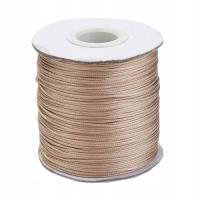 ssn372-5m Sznurek woskowany SNAKE jubilerski 0,5mm PIASKOWY