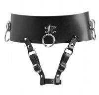 Кожаный ремень BDSM с держателем Wand STRAP