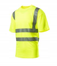 Светоотражающая футболка для мужчин и женщин, предупреждающие светоотражающие полосы