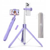 TRIPOD ATUMTEK SELFIE STICK TRIPOD 150 CM - FIOLETOWY