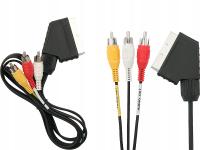 Kabel Xtreme EURO SCART (Euro) - 3x RCA (cinch) 5 m