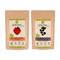 Zestaw Bio Łyżek Smaku HELPA - Czarna Porzeczka + Truskawka