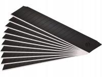 OSTRZA DO NOŻA DO TAPET TAPECIAKA ŁAMANE 18mm SK2 0.7MM CZARNE BARDZO OSTRE