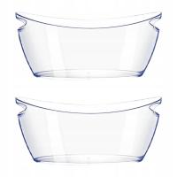 2 Sztuk Wiaderko Na Lód Z Uchwytem, Butelki Piwa Napoje Wanna Lodowa, Chłodzenie Napojów