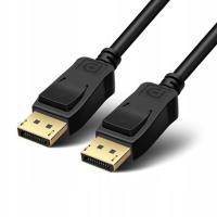 Kabel DisplayPort 1.4 1M Przewód do monitora DP 4K/240Hz DSC FREESYNC GSYNC
