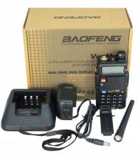 Krótkofalówka Baofeng UV-5R 8W radiotelefon skaner kabel do programowania