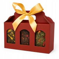 ZESTAW PREZENTOWY DUŻY 3 herbaty