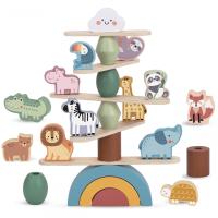 Деревянные животные EDU Puzzle Stacks FSC балансирующие блоки 29 El.