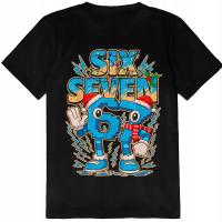 Paw t-shirt dziecięcy czarny bawełna