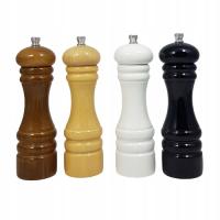 Мельница для перца и соли ручная деревянная 18 см ЭКО