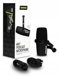 Shure MV7 микрофон для подкастов серый