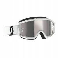 Gogle Primal white / silver chrome works SCOTT