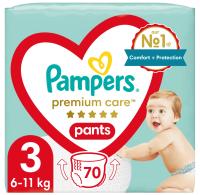 Pampers Premium Care 3 70 шт. 6-11 кг пеленки