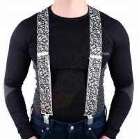 SZELKI PASKI DO SPODNI MOTOCYKLOWYCH SKULL OXFORD