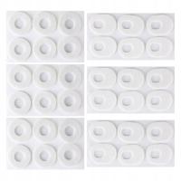 OCHRONNE PRZECIWKO KOPUŁKOM I NAPOROSTOM NA PALCACH 6 SZTUK BIAŁE