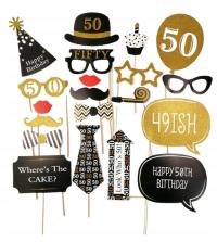 Rekwizyty do zdjęć , foto budki 50 urodziny