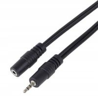 Goobay 50458 kabel audio 2 m 2.5mm Czarny