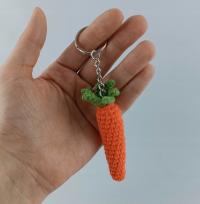 Brelok, breloczek marchewka Handmade