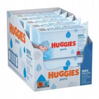 HUGGIES PURE 99% WIPES влажные салфетки 10 x 56 = 560