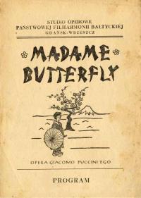 Madame Butterfly Opera Giacomo Puccini Program