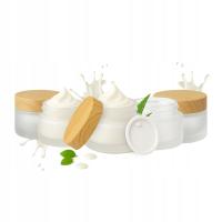 5x Słoik Słoiczek Szklany SZRONIONY MAT 5 g na Krem Balsam Kosmetyki Maść