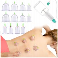 Bańki Chińskie Próźniowe Bezogniowe Zestaw 12 Sztuk z Pompką na Cellulit