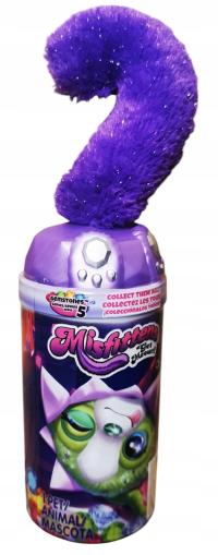 PLUSZAK niespodzianka MISFITTENS Seria 5 Gemstones fioletowy ogon