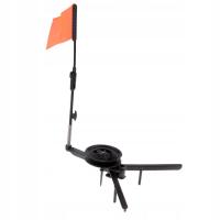 Wędka podlodowa z osłoną otworu na flagę Okrągła końcówka w górę