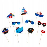 Akcesoria do fotobudki '' MARINE ''/1 komplet